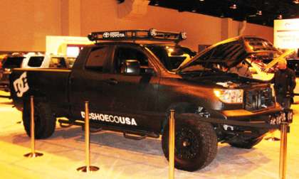 2012 Toyota Tundra decked out for offroad racing.  Photo © 2012 by Don Bain