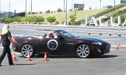 The 2012 Jaguar XK convertible on the Refinement track