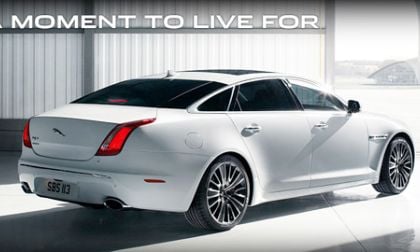The 2013 Jaguar XJL Ultimate in Polaris White. From the Jaguar website.