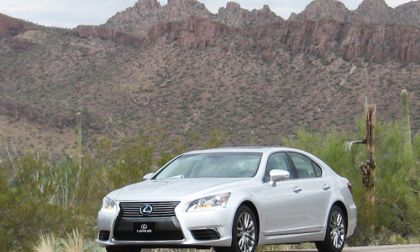 The 2013 Lexus LS near Saguaro National Park. Photo © 2012 by Don Bain