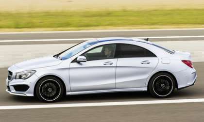 The 2014 Mercedes-Benz CLA 250. Image courtesy of MBUSA