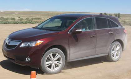 The 2012 Acura RDX at the CORE offroad rally. Photo by Don Bain