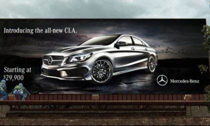 This billboard helps the victim beat the devil in the MB Soul spot. © MBUSA