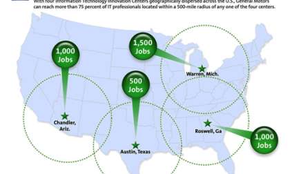 Completes U.S. Map of Job-Creating General Motors IT Innovation Centers. (PRNews
