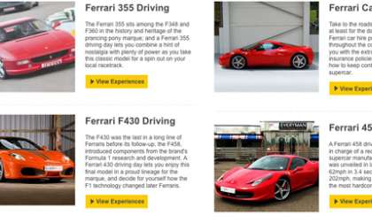 An image from the Ferrari.co.UK website. 