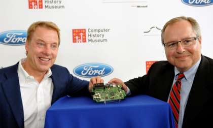Bill Ford, Executive Chairman, Ford Motor Company, joins John C. Hollar, Preside