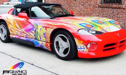 JMR graphics on a Ferrari. Image from the JMR website. 