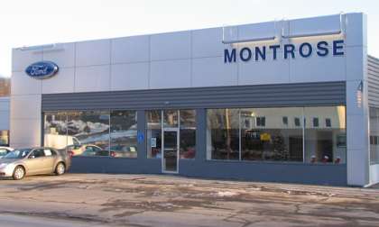 The Montrose PA Ford Dealer. Public domain image from Wikimedia. 