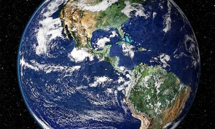 NASA space view of the Western Hemisphere. The image is public domain. 