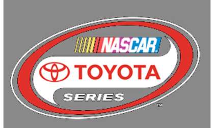 The Toyota NASCAR series logo. 