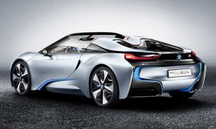 The BMW i8 Roadster Concept Car. Image courtesy of BMW