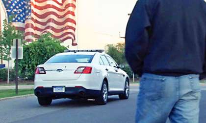 Ford Police Interceptor with new Surveillance Mode. Image courtesy of Ford