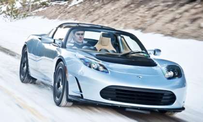 The iconic 2012 Tesla Roadster is updated for overseas markets. 