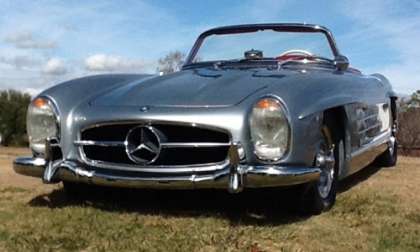 The 1957 MB 300SL that once belonged to Natalie Woods