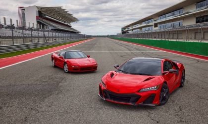1991 Acura NSX and 2022 Acura NSX Type-S