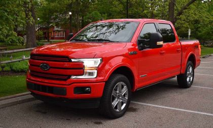 2019 Ford F-150 red three quarter