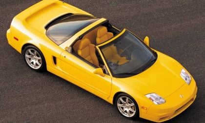 2003 Acura/ Honda NSX Targa top in yellow