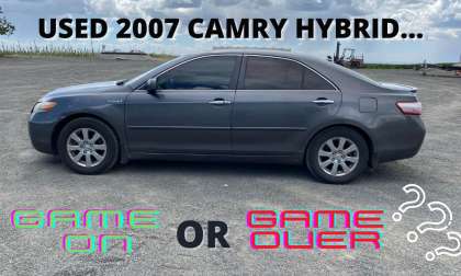 used 2007 Toyota Camry Hybrid grey