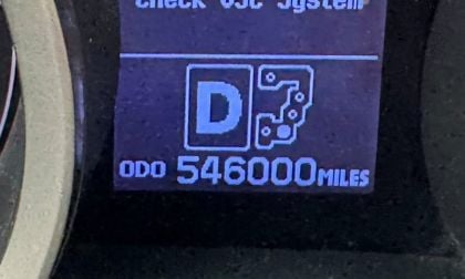 2008 Toyota Land Cruiser with 546k miles on the odometer, on the original engine and transmission