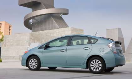 Toyota Prius Plug In Teal Color Drivers Side 