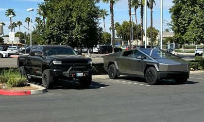 2025 Tesla Cybertruck & Chevy Silverado