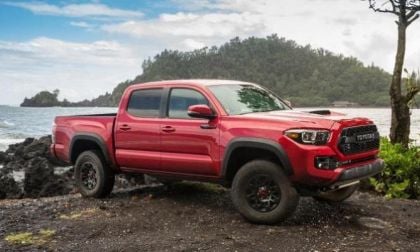 2017 Red Toyota Tacoma