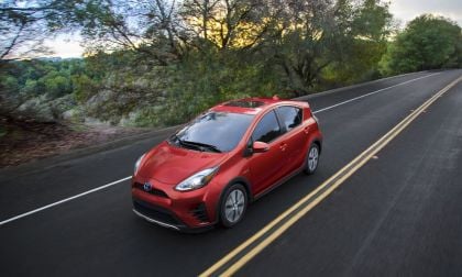2018 Toyota Prius C Red 
