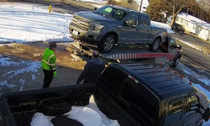 2019 Ford F-150 on the tow truck