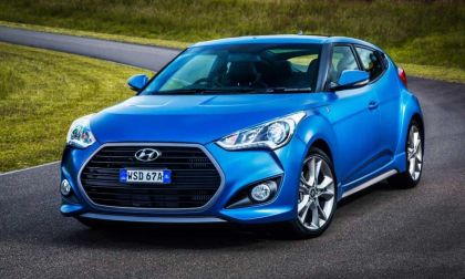 2019 Blue Hyundai Veloster