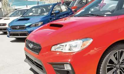 2019 Subaru WRX, WRX STI, cars with the most speeding tickets, insurance rates