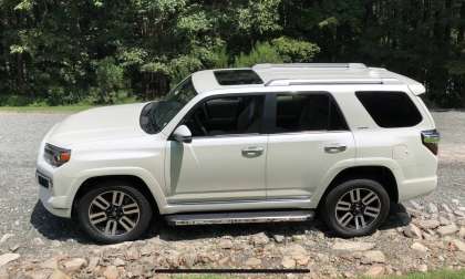 2019 Toyota 4Runner Limited in Blizzard Pearl Profile View