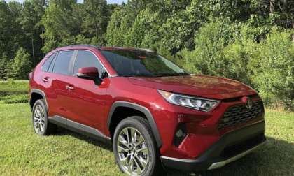 2019 Toyota RAV4 Limited Ruby Flare Pearl Profile View