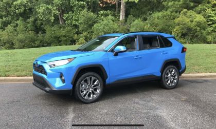 2019 Toyota RAV4 XLE Premium in Blue Flame Color