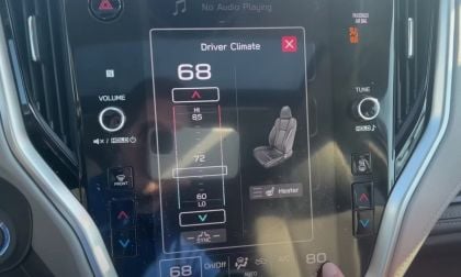 2020-2022 Subaru Outback software update