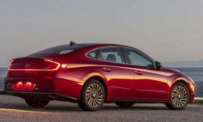 2020 Hyundai Sonata Hybrid Rear View
