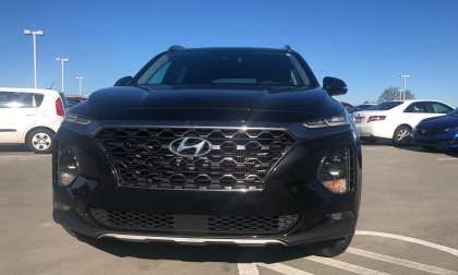 2020 Hyundai Santa Fe Limited 2.0T AWD Black Color Front Grille