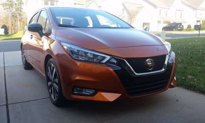 2020 Nissan Versa Monarch Orange Metallic premium color