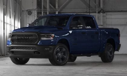 2020 "Built to Serve" Ram 1500 in Patriot Blue