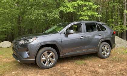 2020 Toyota RAV4 Limited Hybrid Magnetic Gray profile and front end