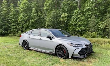 2020 Toyota Avalon TRD Celestial Silver Metallic profile view front end