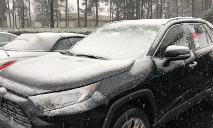 2020 Toyota RAV4 Limited AWD Midnight Black Metallic profile and front end