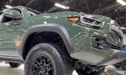 2020 Toyota Tacoma TRD army green color