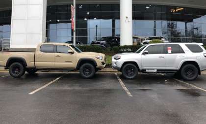 2020 Toyota Tacoma TRD Off-Road Quicksand 2020 Toyota 4Runner TRD Off-Road Classic Silver