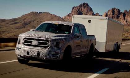 2021 Ford F-150 PowerBoost front end profile