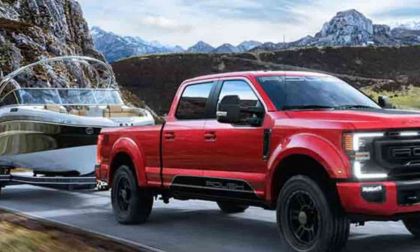 The Roush Lariat Upgrade Tows A Boat