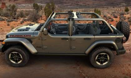 2021 Jeep Wrangler with half doors