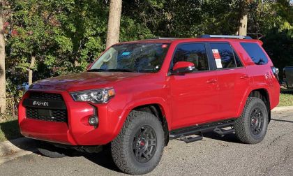 2021 Toyota 4Runner SR5 Premium Barcelona Red profile view