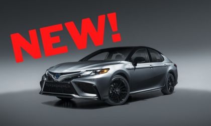 2021 Toyota Camry XSE Hybrid front end front grille profile view