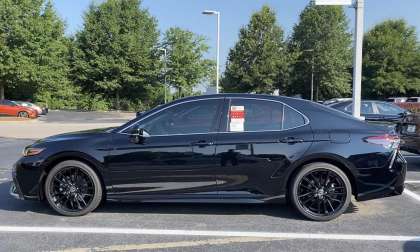 2021 Toyota Camry XSE Midnight Black profile view
