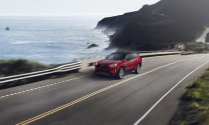 2021 Toyota RAV4 Prime Supersonic Red profile front end